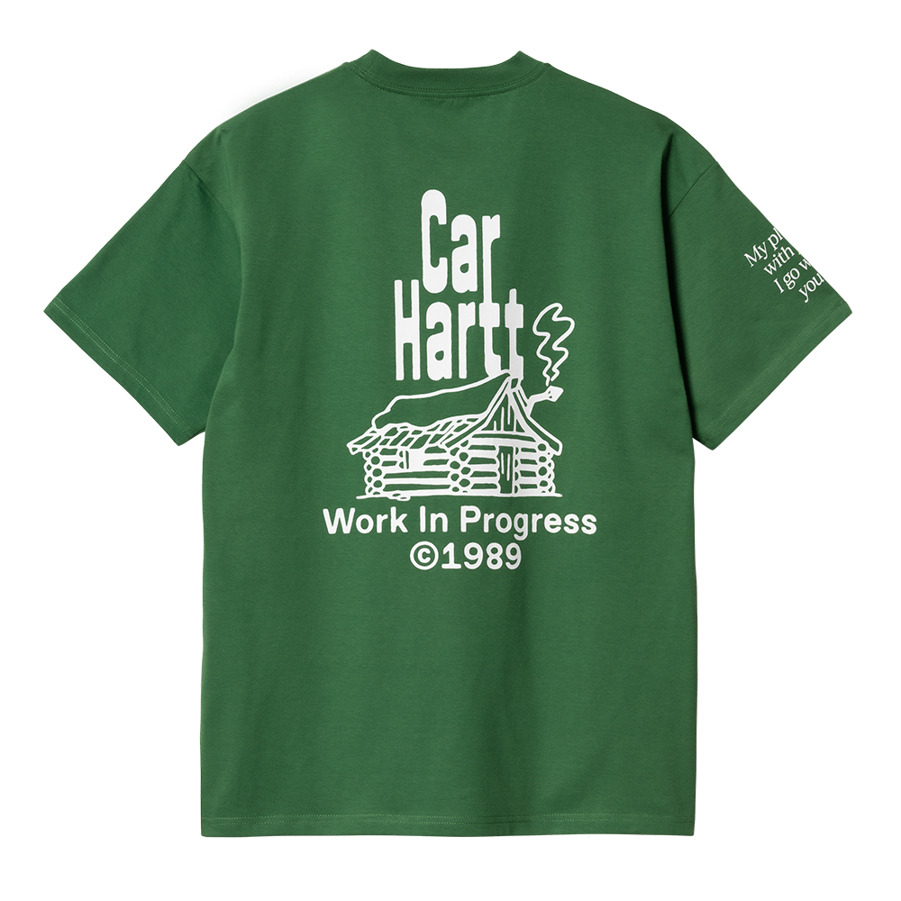 Carhartt WIP Home T-Shirt - Aspen Green White