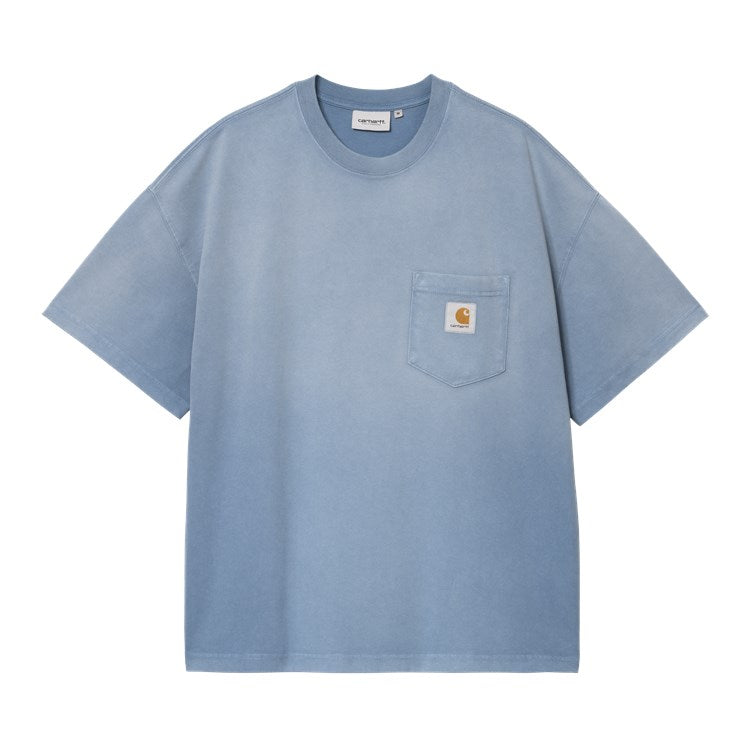 Carhartt WIP S/S Hudson Pocket Tee - Sorrent Chalk Wash
