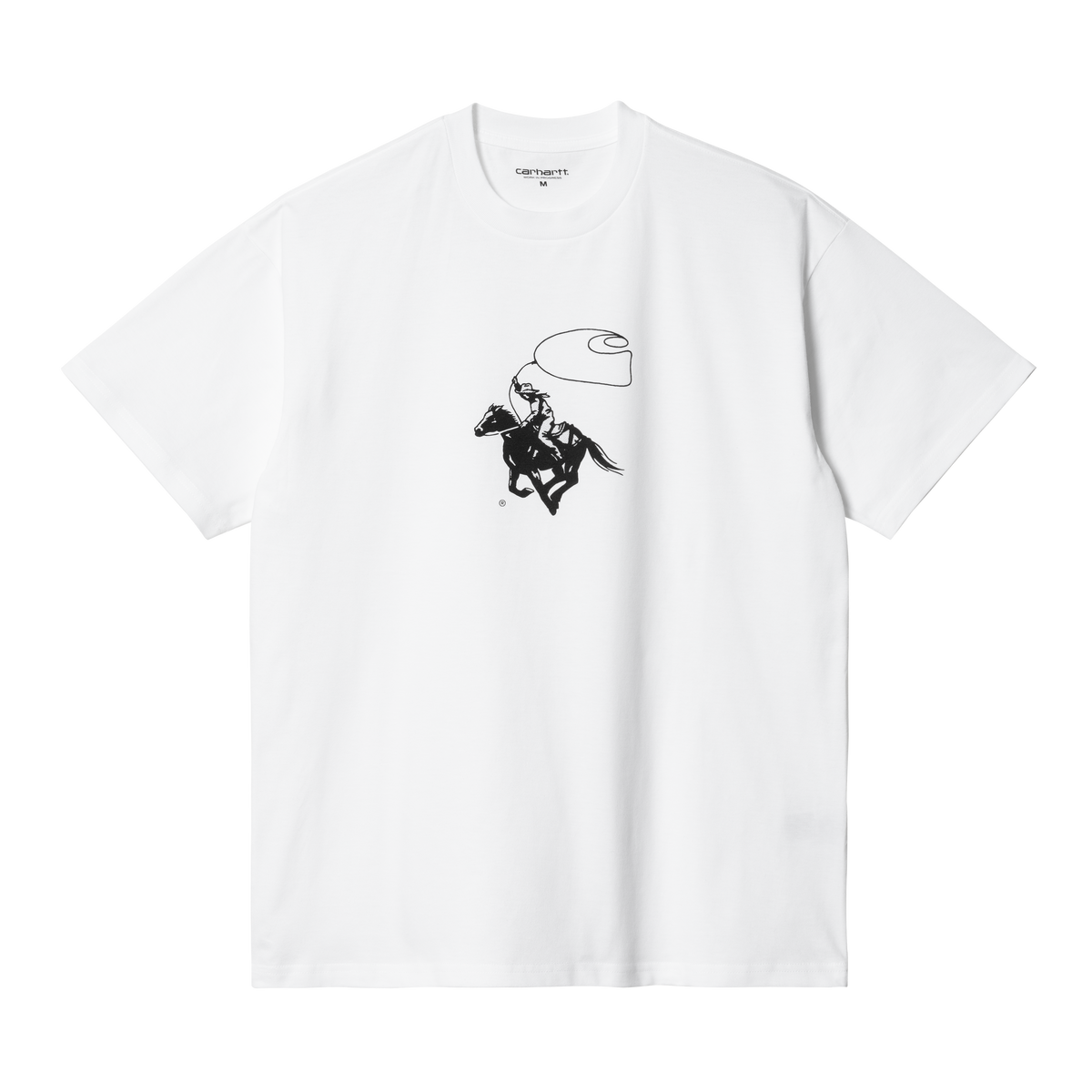 Carhartt WIP Lasso T-Shirt - White Black