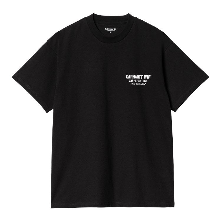 Carhartt WIP S/S Less Troubles Tee - Black White