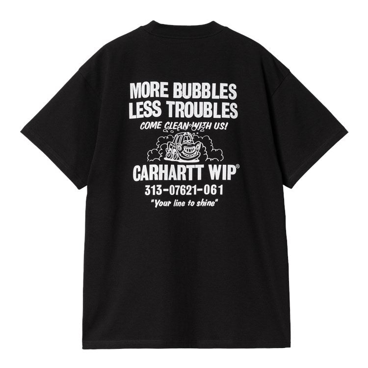 Carhartt WIP S/S Less Troubles Tee - Black White