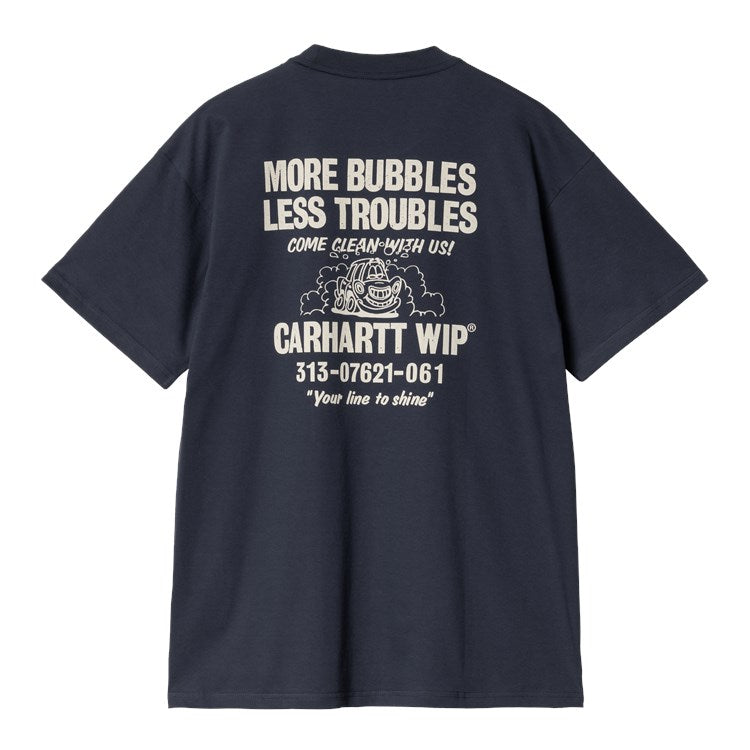 Carhartt WIP S/S Less Troubles Tee - Blue Wax