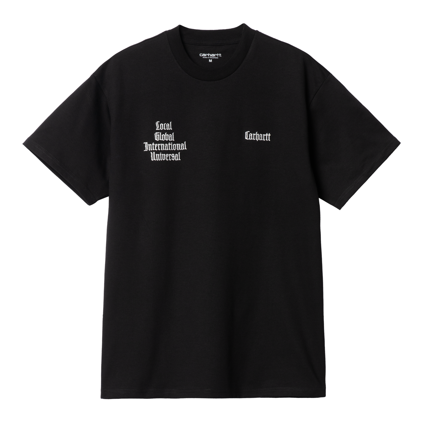 Carhartt WIP Letterman T-Shirt - Black Wax