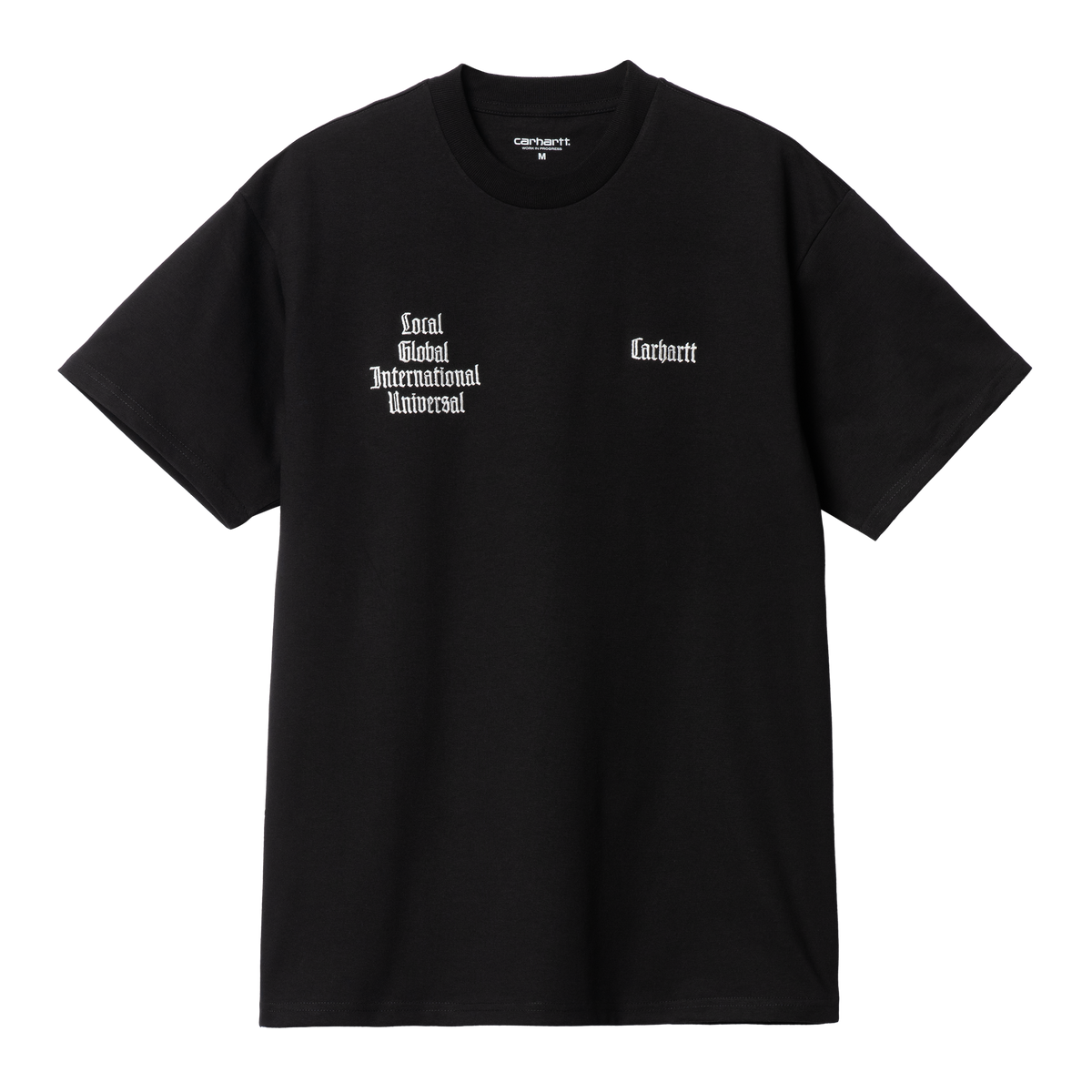 Carhartt WIP Letterman T-Shirt - Black Wax