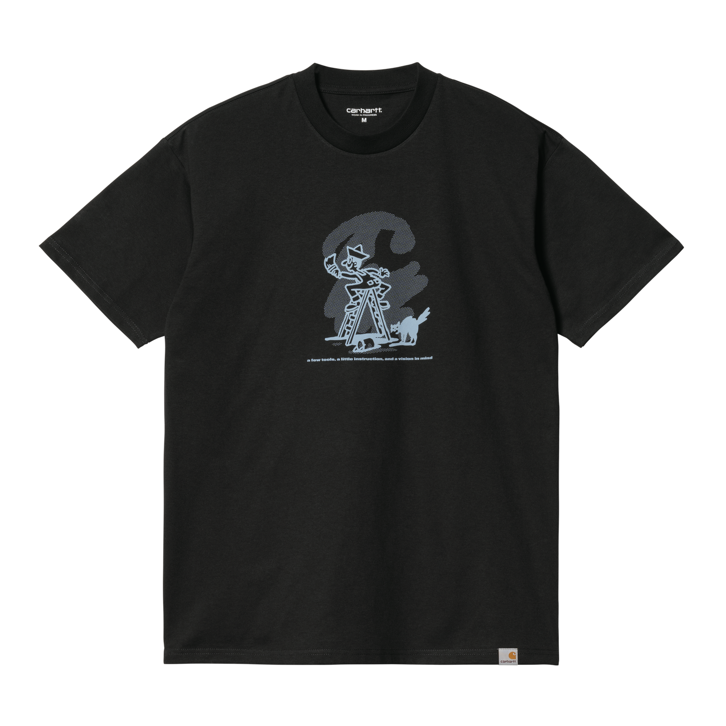 Carhartt WIP Lucky Painter T-Shirt - Black Misty Sky