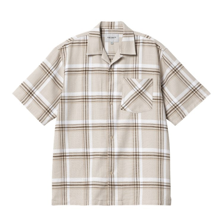 Carhartt WIP S/S Mika Check Shirt - Tonic