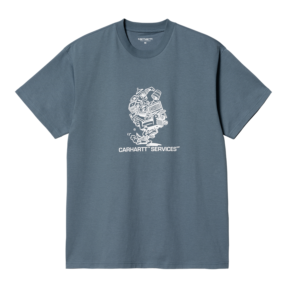 Carhartt WIP Moving Service T-Shirt - Storm Blue
