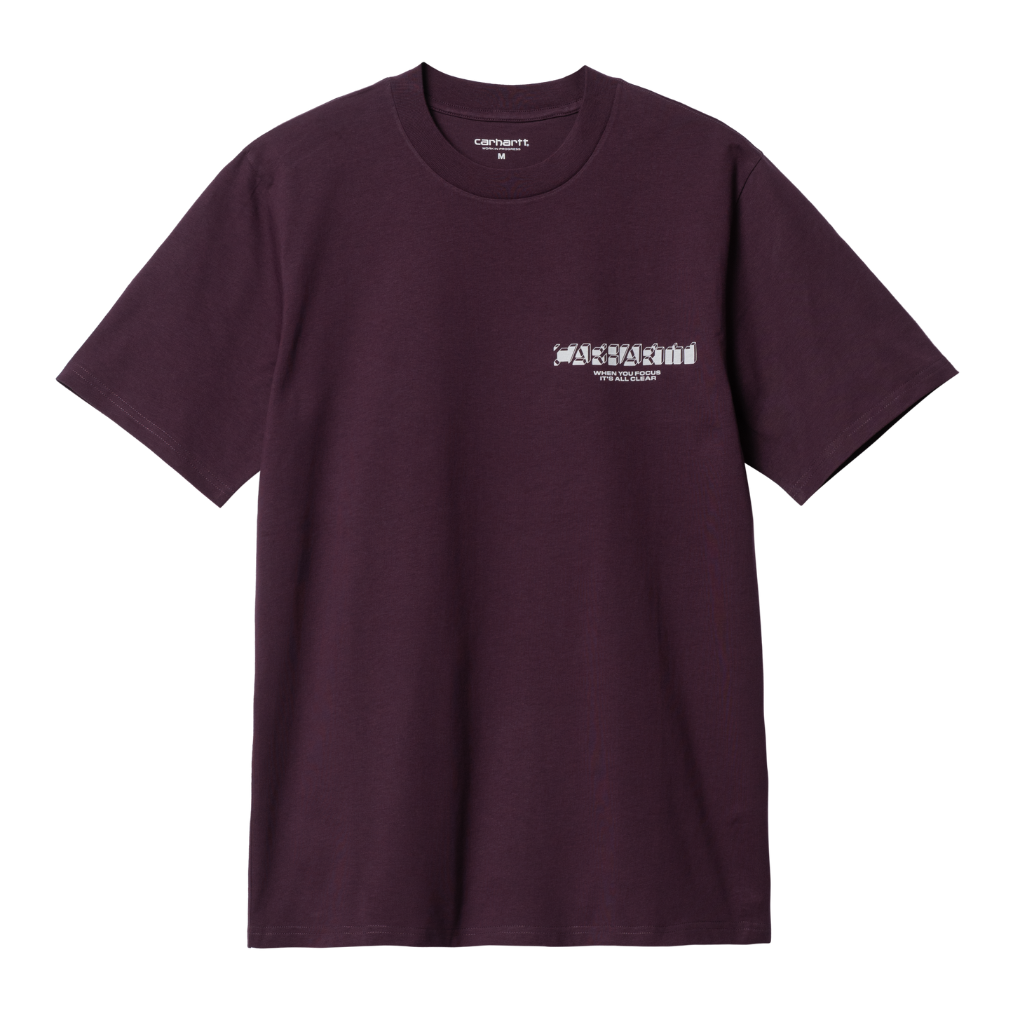 Carhartt WIP Natural Surveillance T-Shirt - Dark Plum