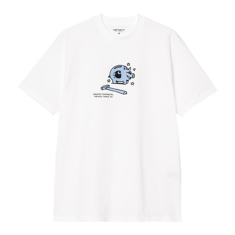 Carhartt WIP S/S Piggybank T-Shirt - White