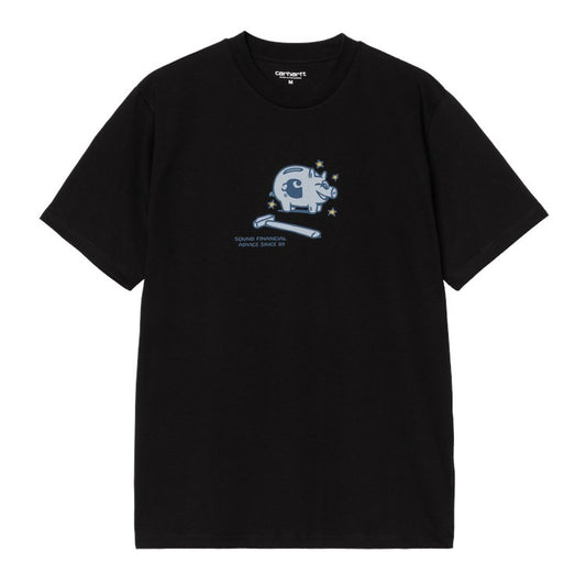 Carhartt WIP S/S Piggybank T-Shirt - Black