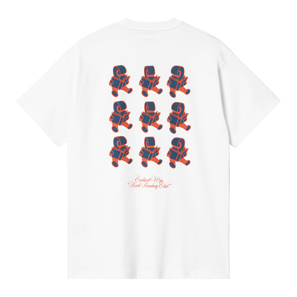 Carhartt WIP SS Reading Club Tee - White