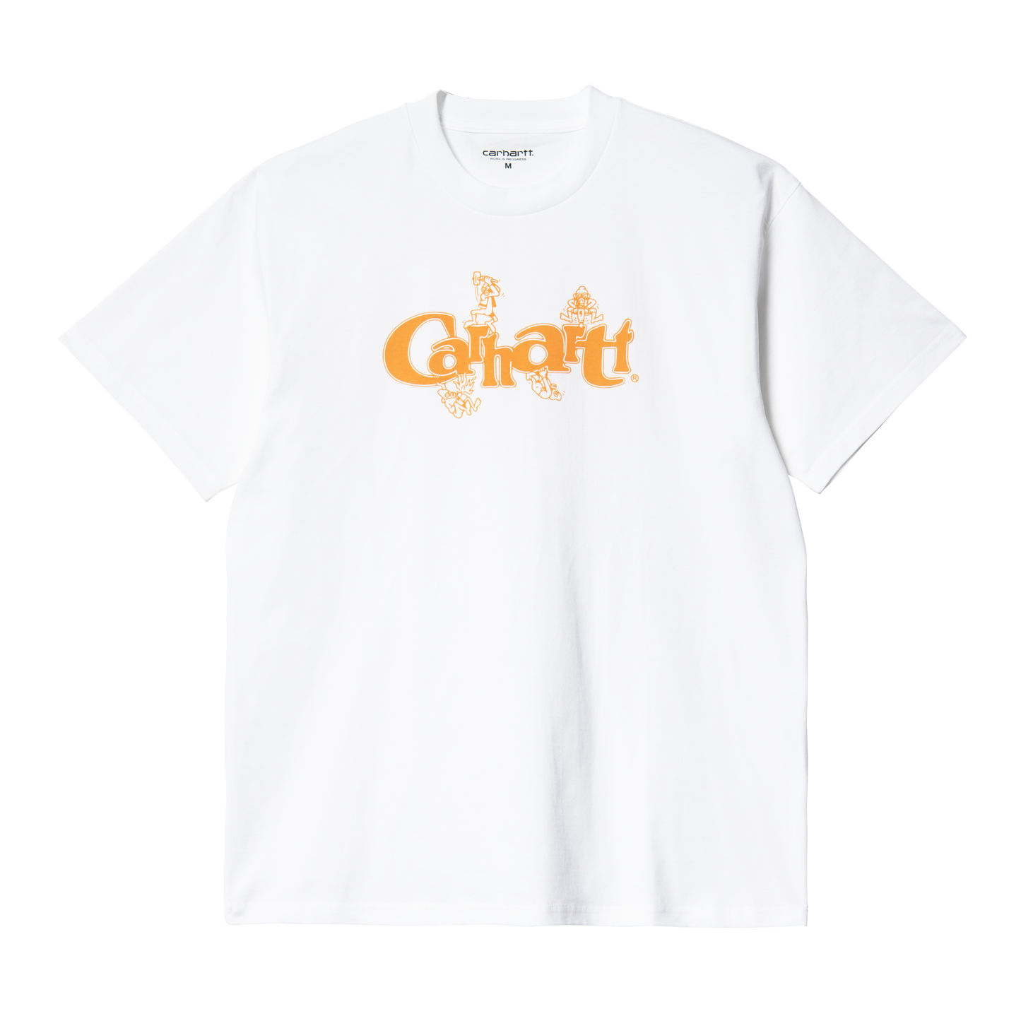 Carhartt WIP Repairs T-Shirt - White Pale Orange