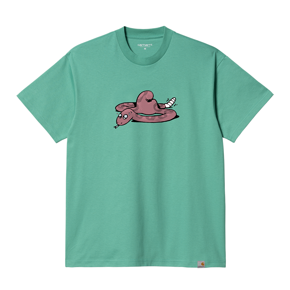 Carhartt WIP Snek T-Shirt - Aqua Green