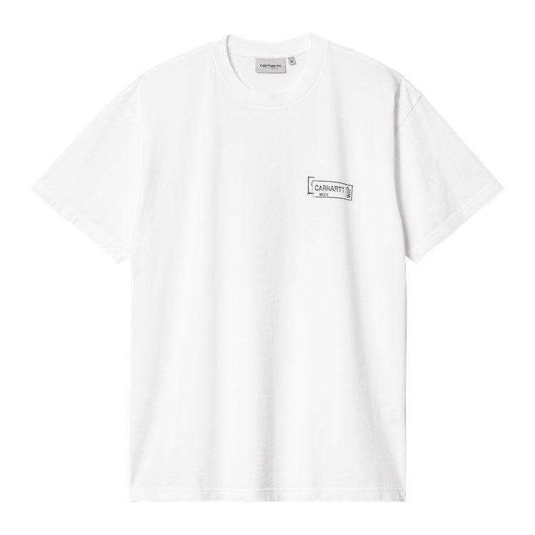Carhartt WIP S/S Stamp T-Shirt - White Black