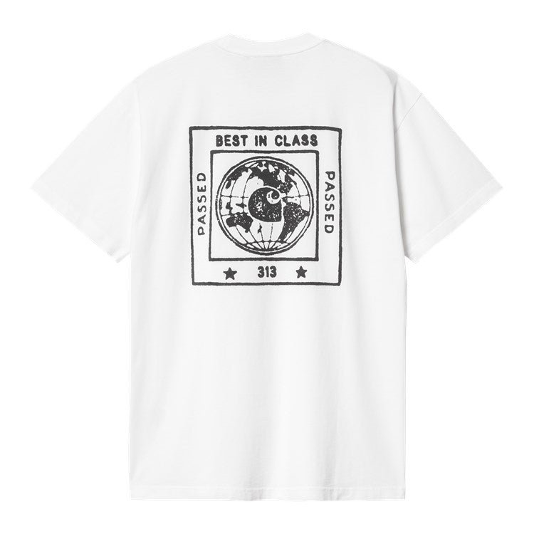 Carhartt WIP S/S Stamp T-Shirt - White Black