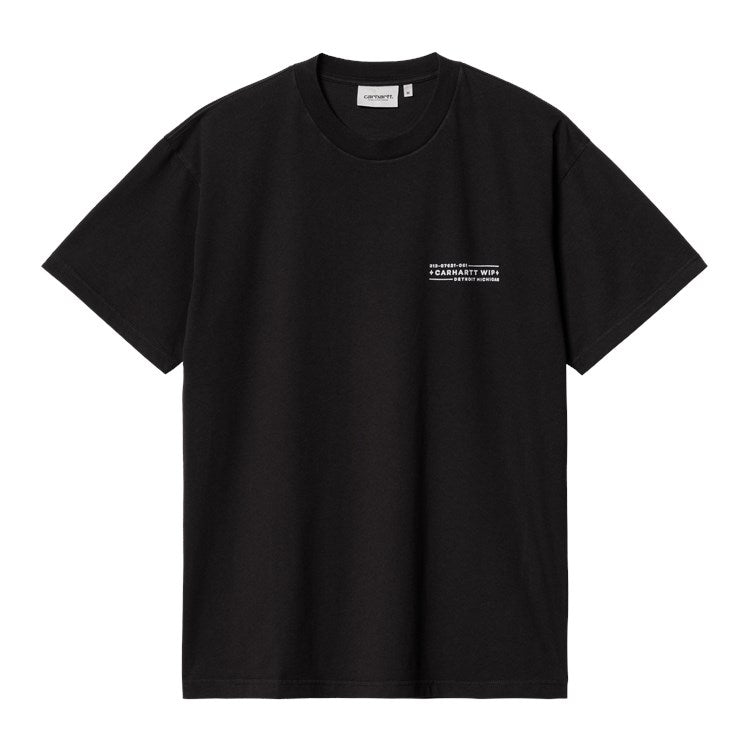 Carhartt WIP S/S Stamp T-Shirt - Black White