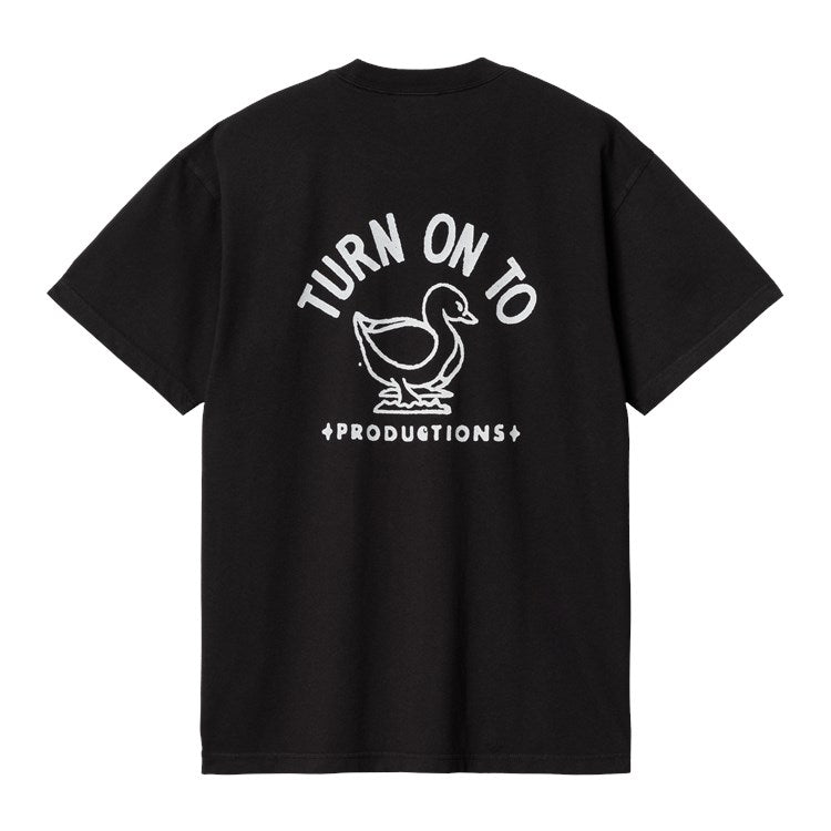 Carhartt WIP S/S Stamp T-Shirt - Black White