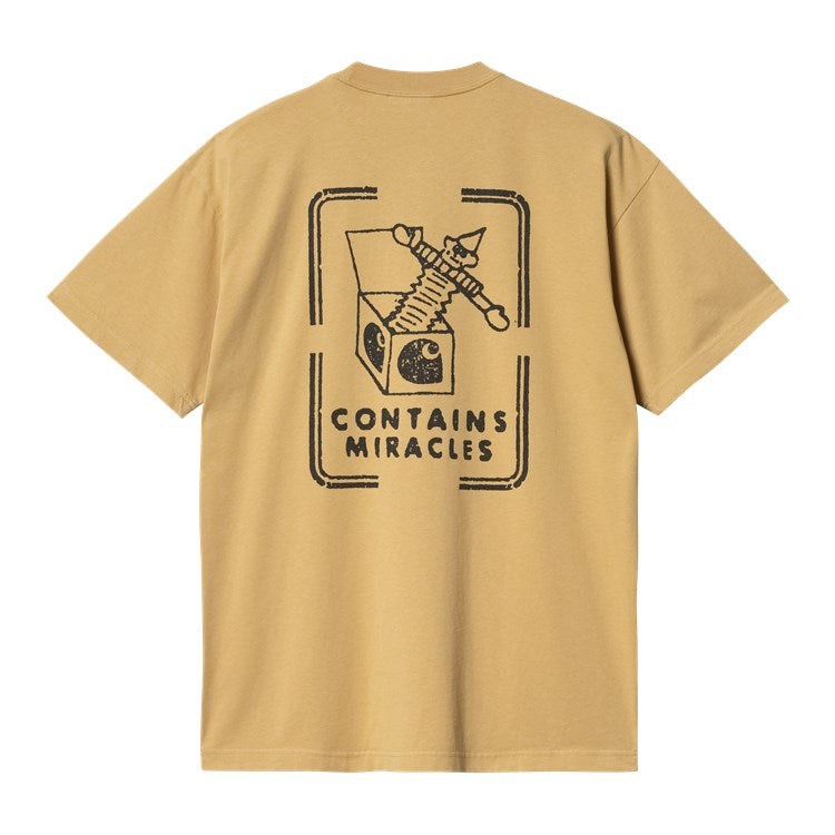 Carhartt WIP S/S Stamp T-Shirt - Bourbon Black