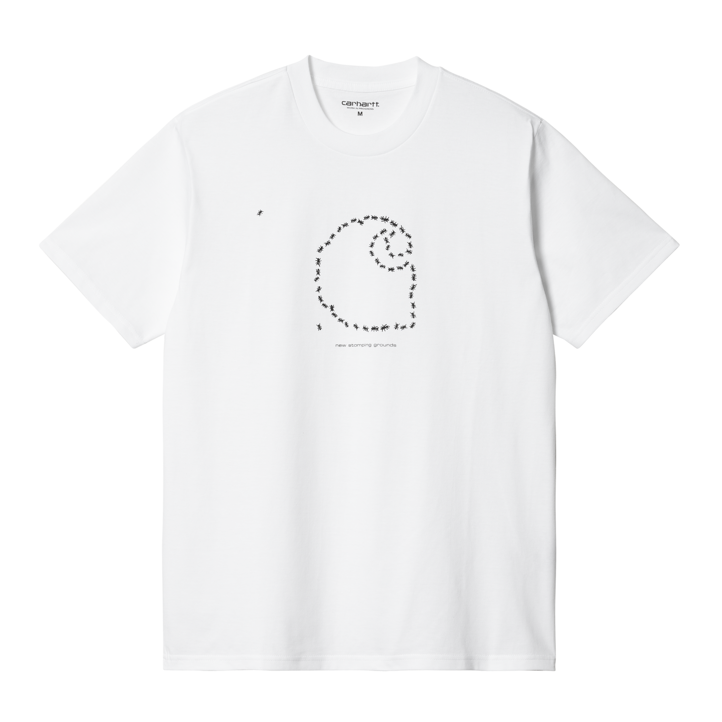 Carhartt WIP Stomping Grounds T-Shirt - White Black