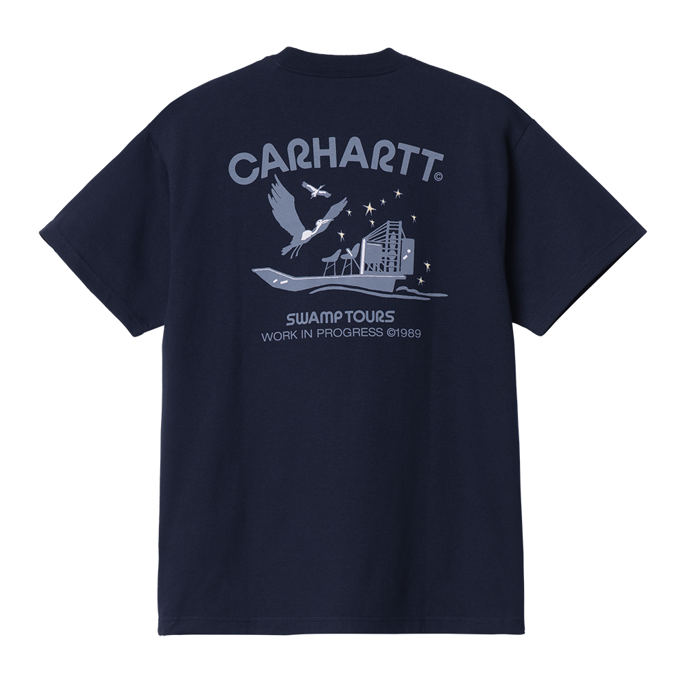 Carhartt WIP Swamp Tours T-Shirt - Dark Navy