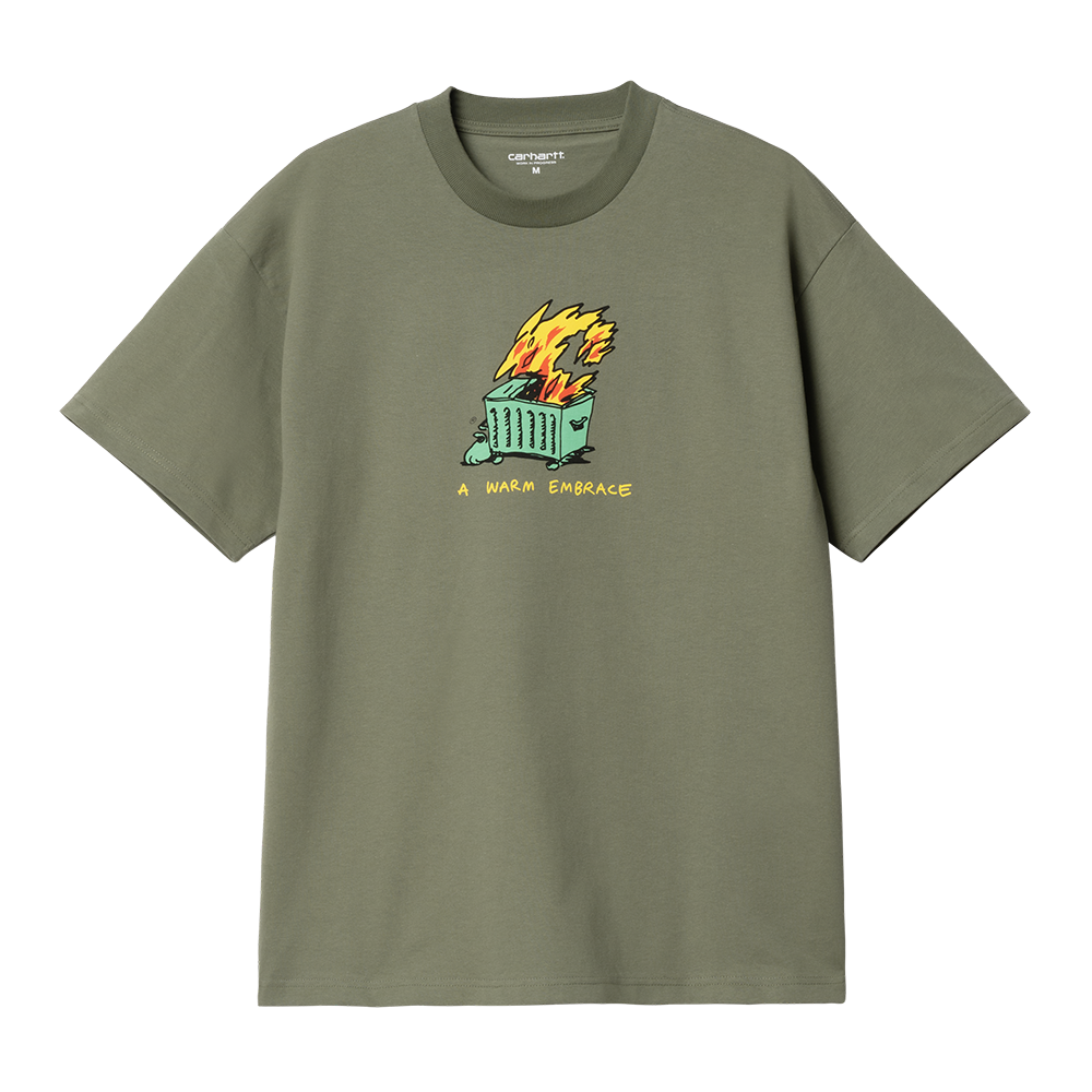 Carhartt WIP SS Warm Embrace Tee - Dollar Green
