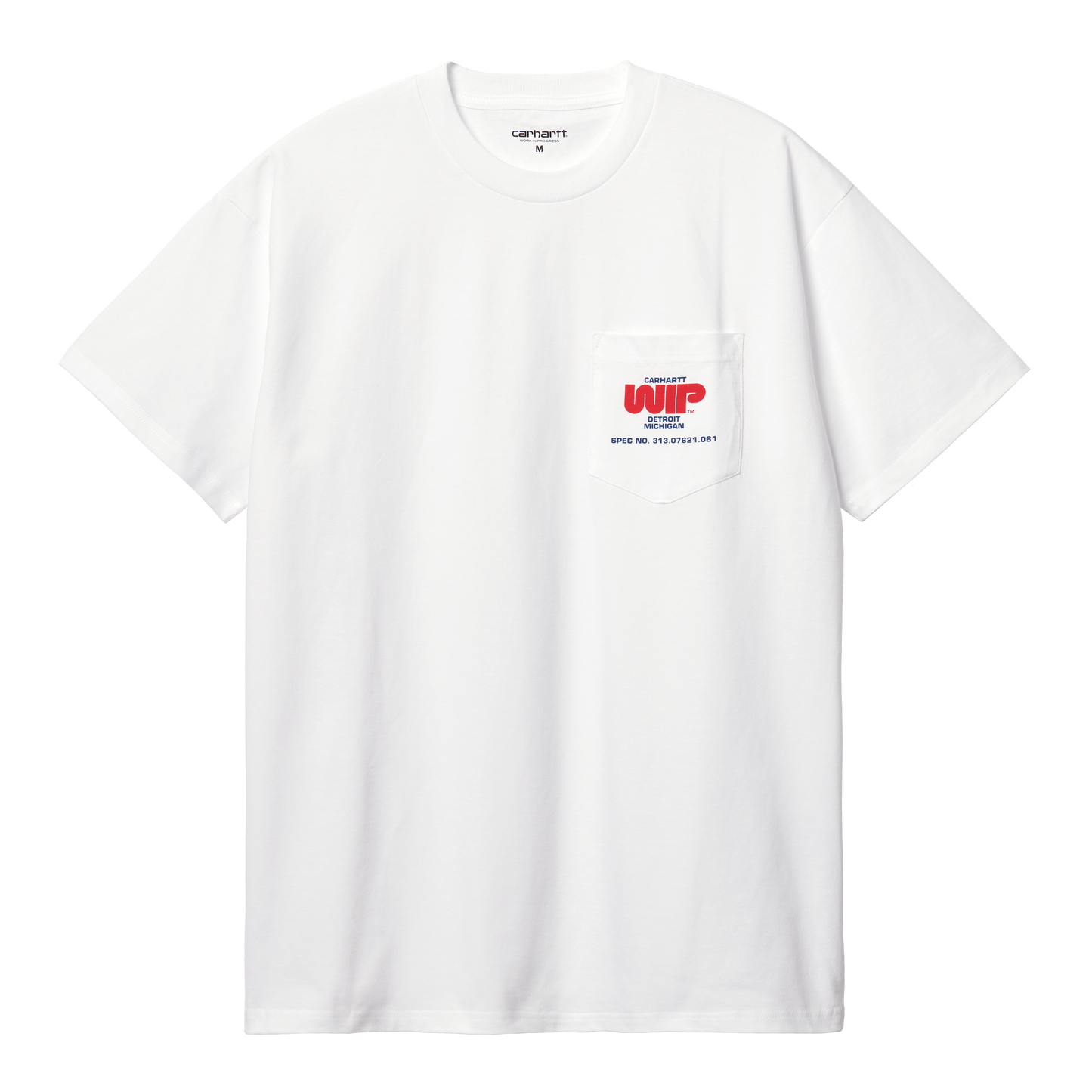 Carhartt WIP Worm Logo Pocket T-Shirt - White