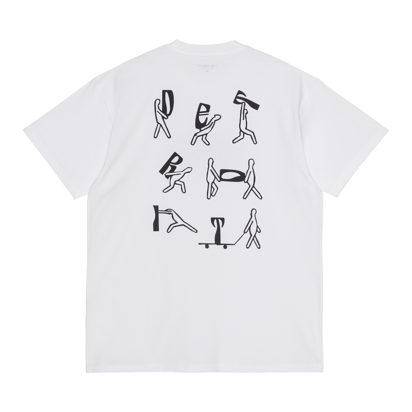 Carhartt WIP Removals T-Shirt - White Black