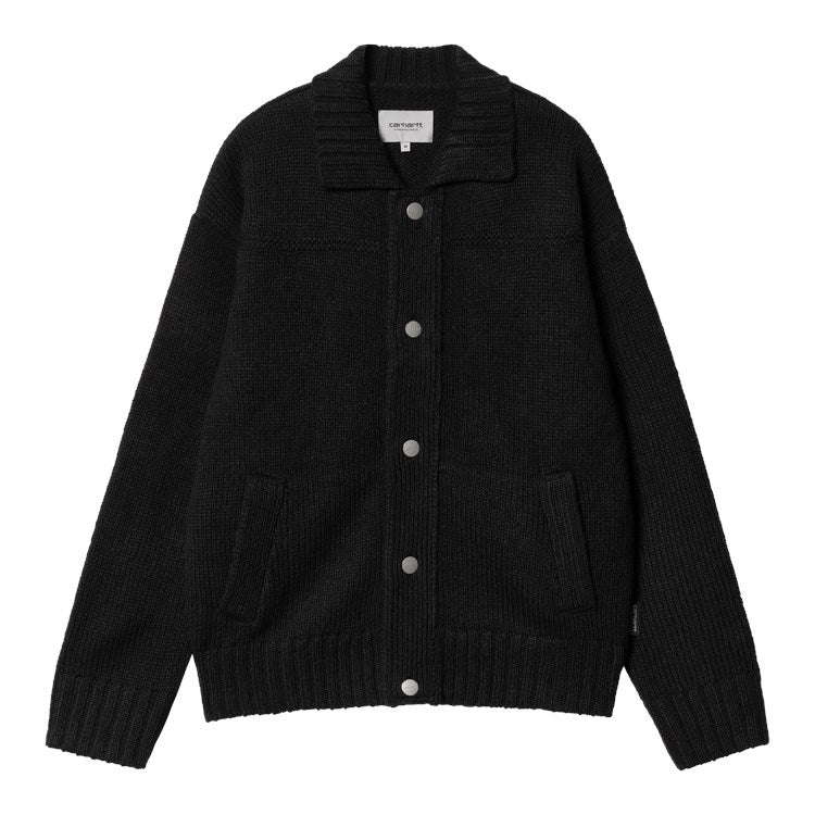 Carhartt WIP Santa Fe Cardigan - Black