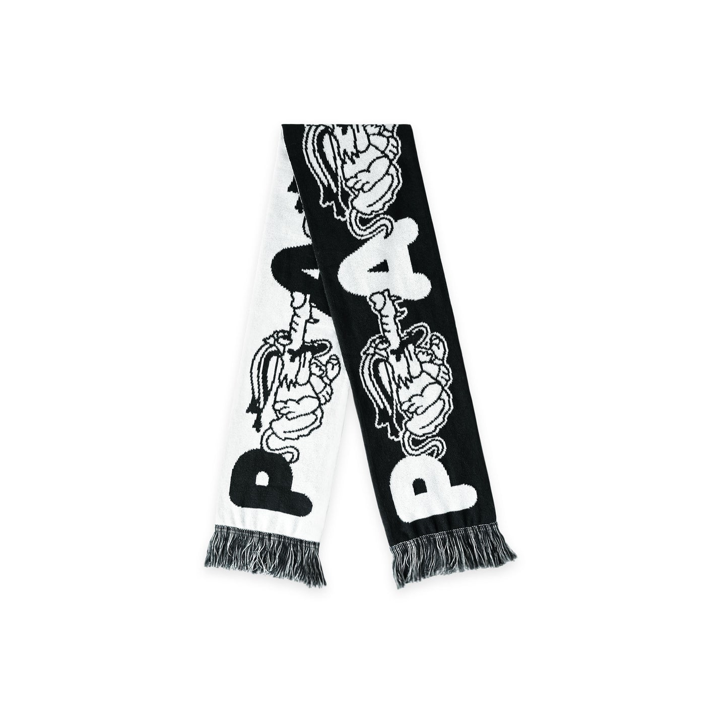 PAWA Speed Sports Doggo Scarf - Black White