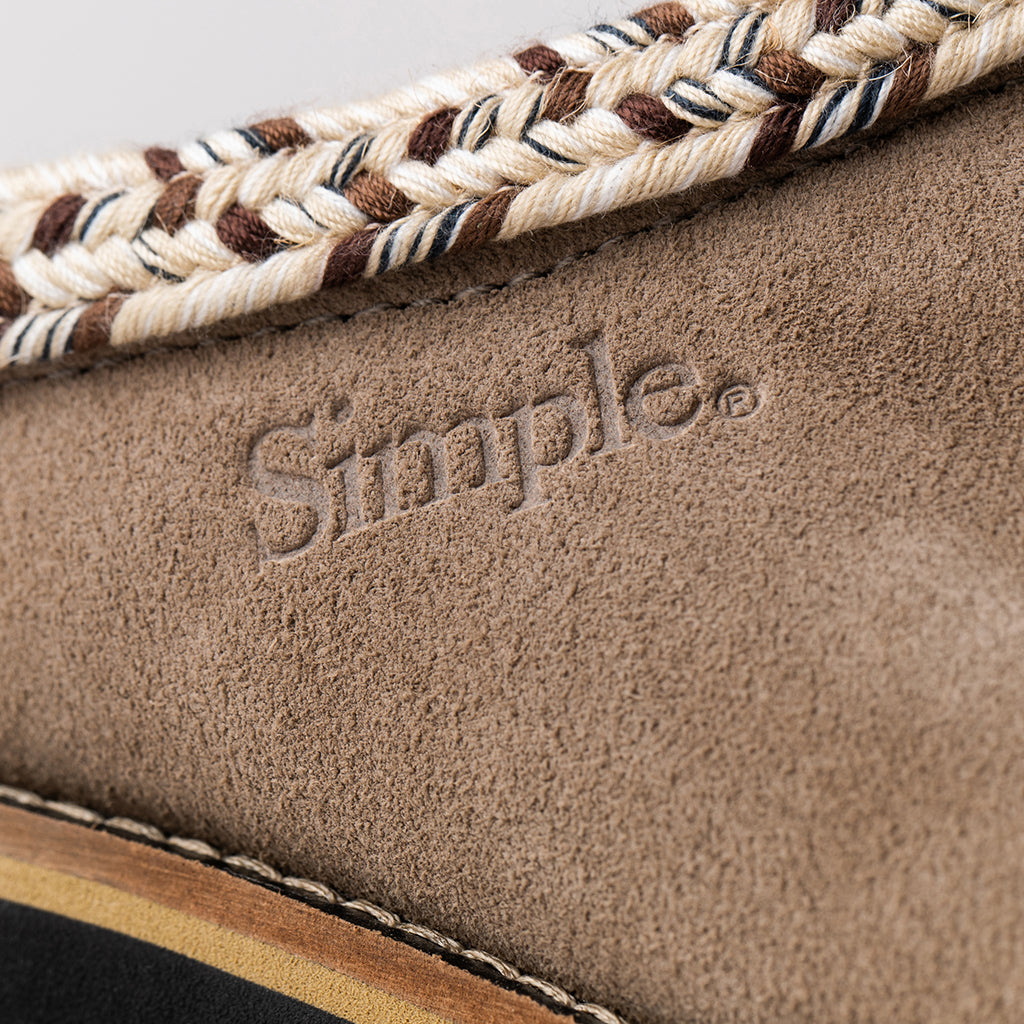 Simple Original Suede Clog - Taupe
