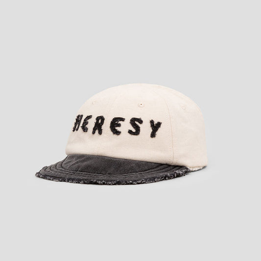 Heresy Scraggy Soft Peak Cap - Ecru