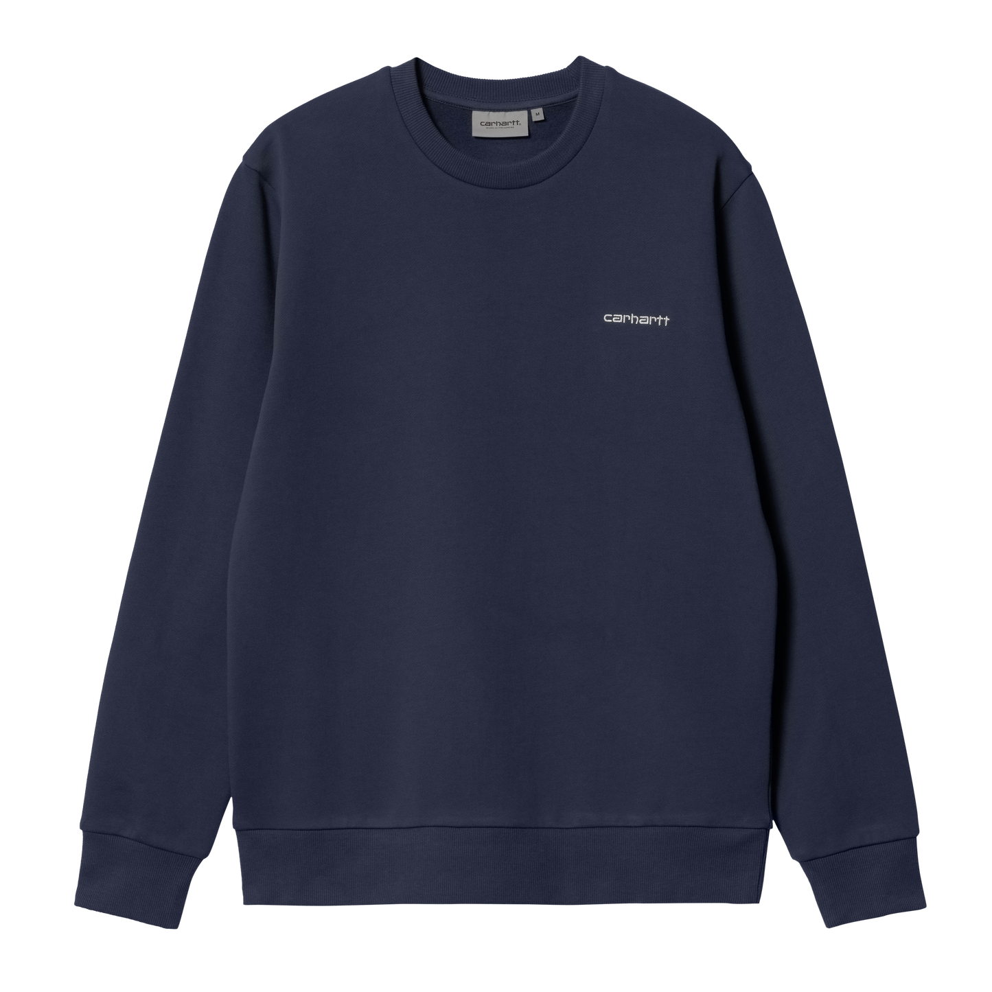 Carhartt WIP Script Embroidery Sweat - Blue White