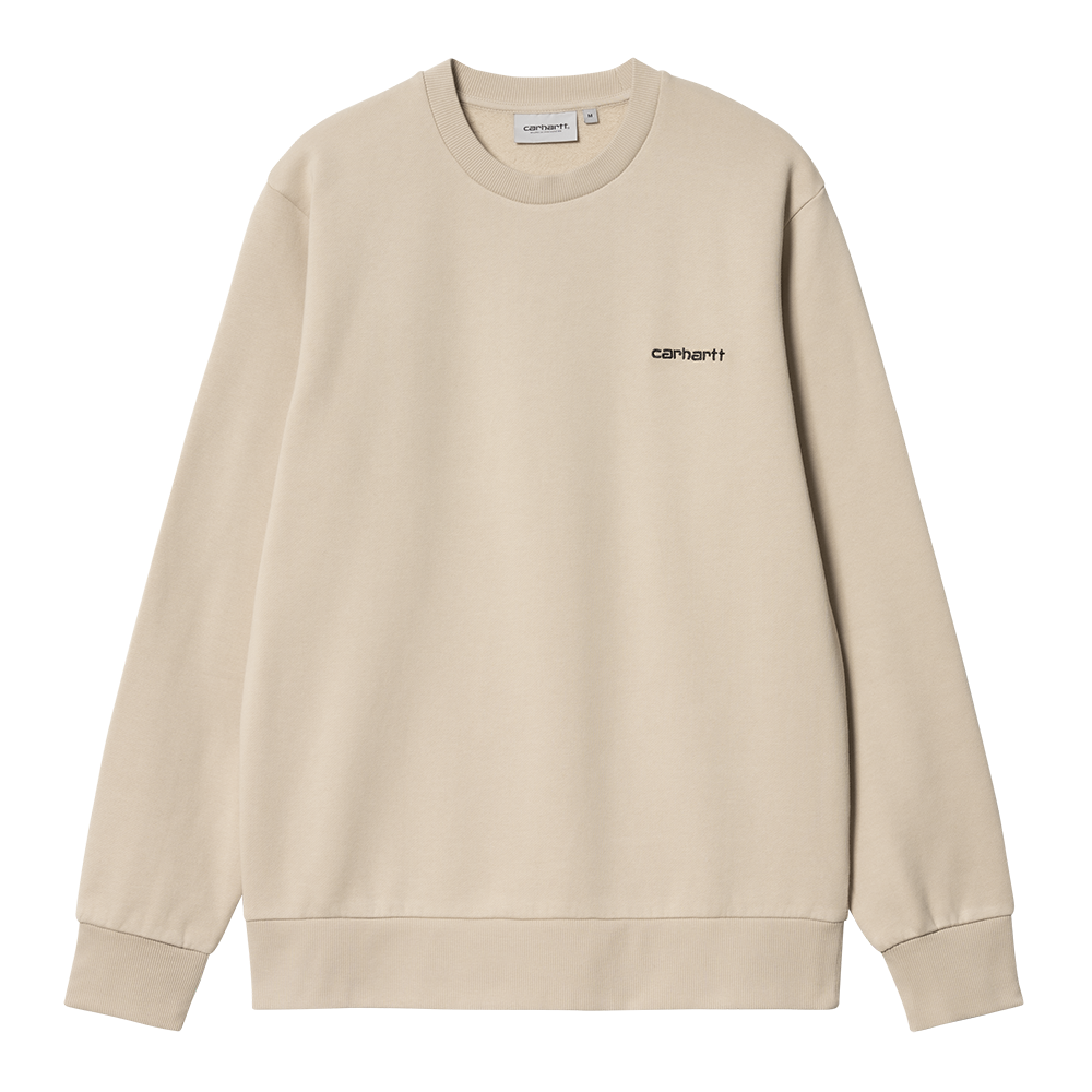 Carhartt WIP Script Embroidery Sweat - Wall Black