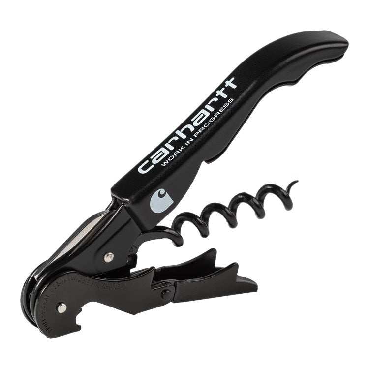 Carhartt WIP Script Pulltap's Corkscrew - Black White