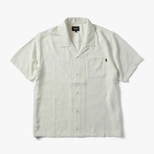 HUF Sector Jacquard SS Shirt - Bleach