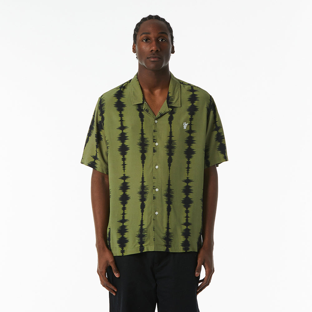 HUF Seismogram Resort Shirt - Olive