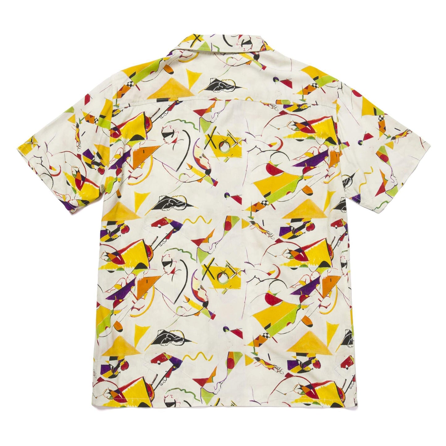 HUF X Miles Davis Self-Portrait Rayon Shirt - Cream