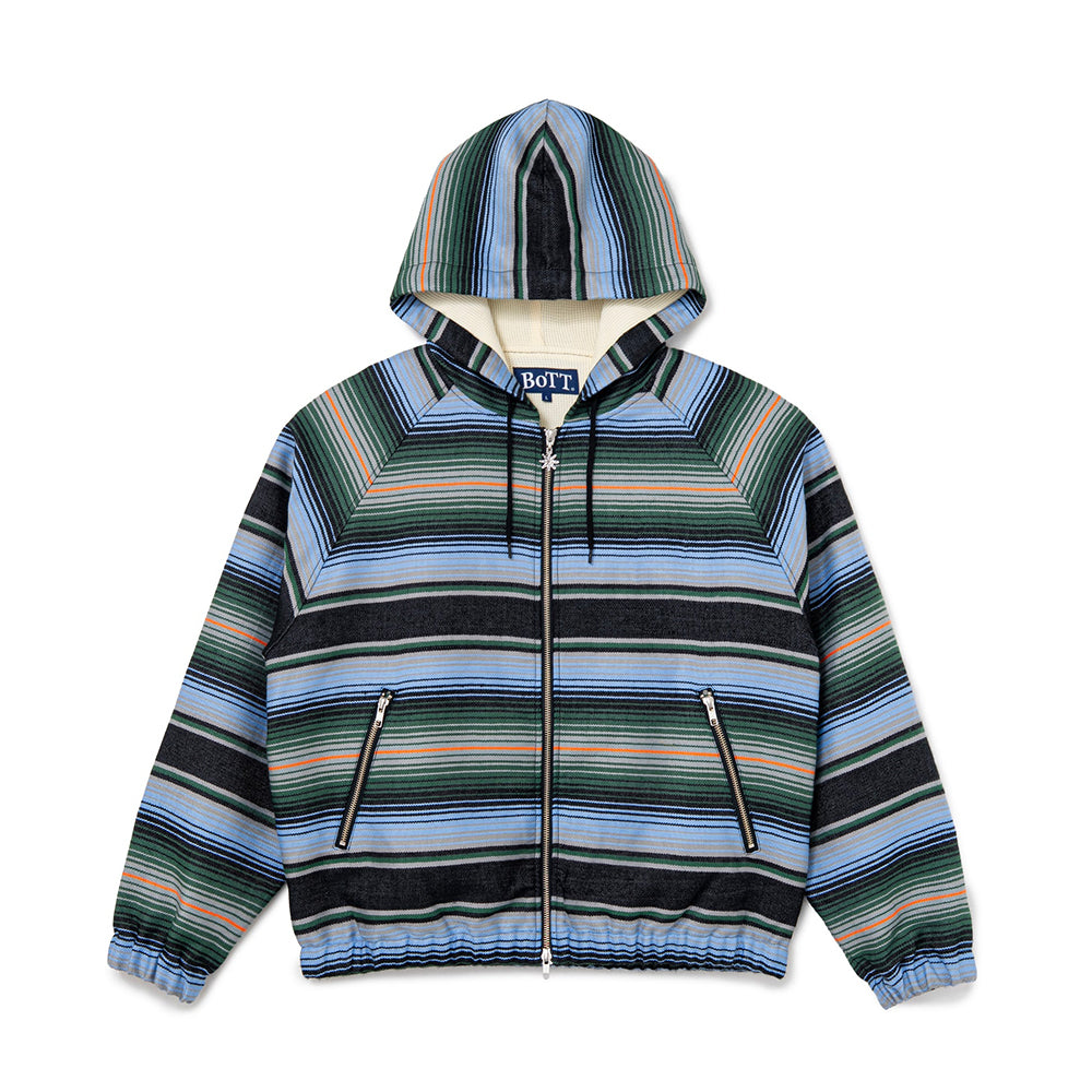 BOTT Serape Raglan Zip Hoodie - Black