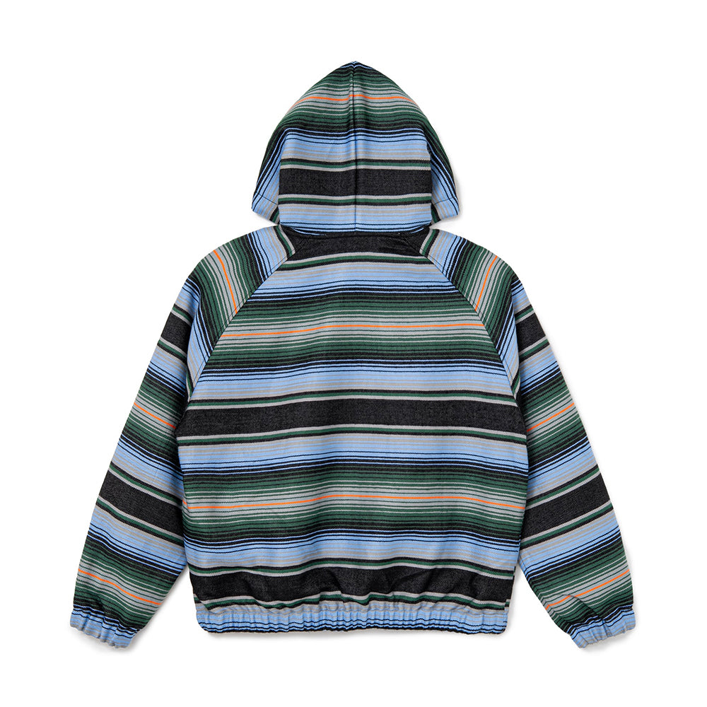 BOTT Serape Raglan Zip Hoodie - Black