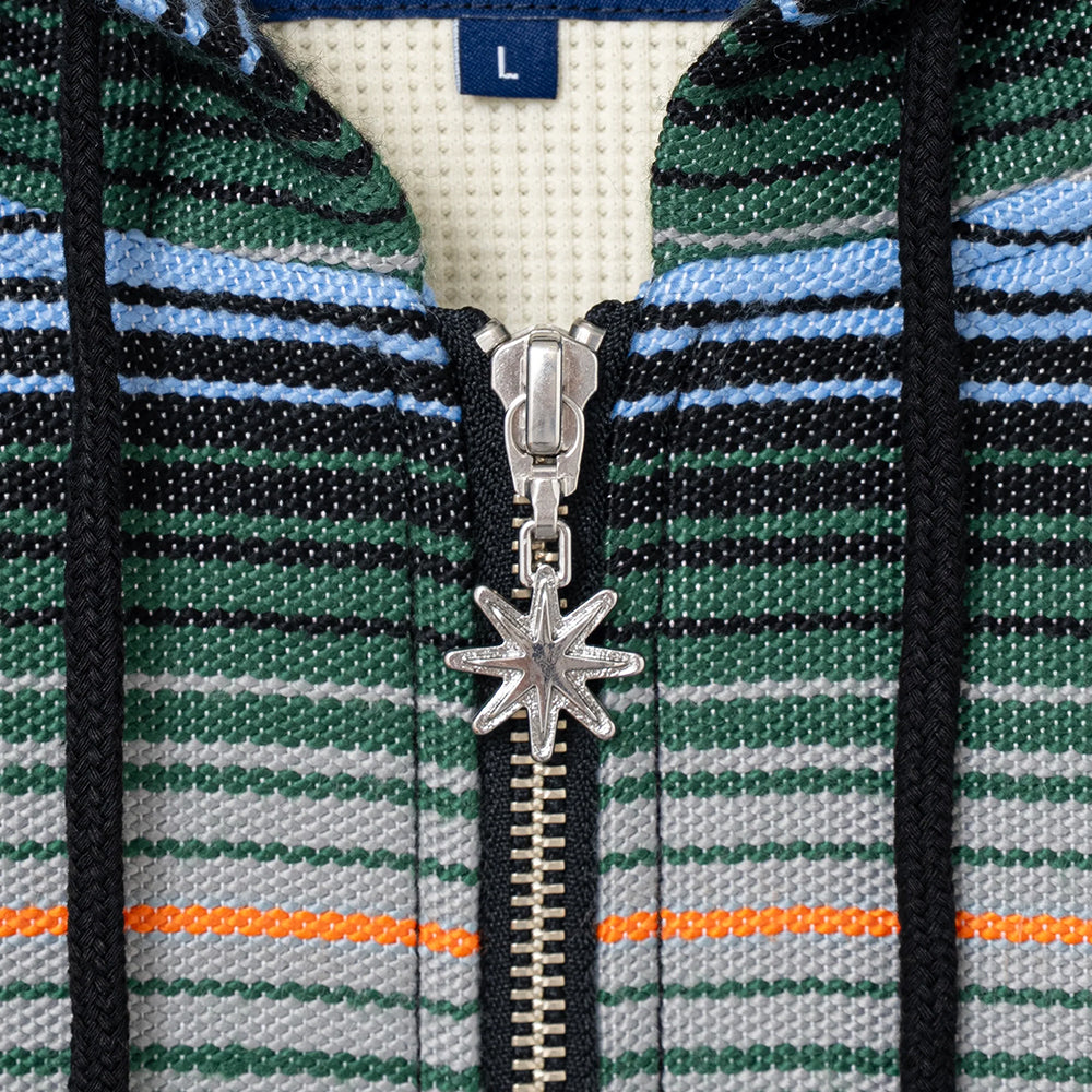 BOTT Serape Raglan Zip Hoodie - Black