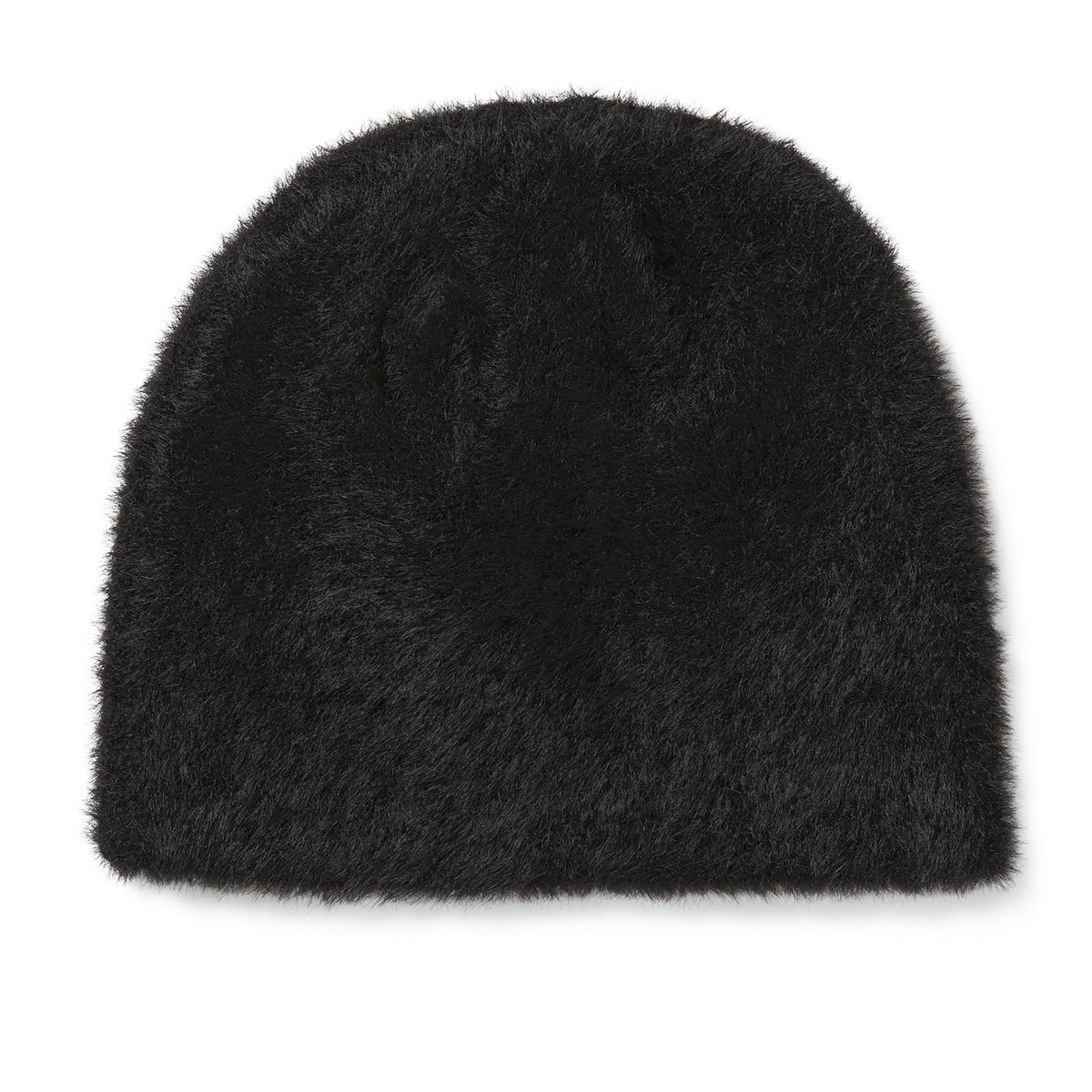TINT Shaggy No Cuff Beanie - Black