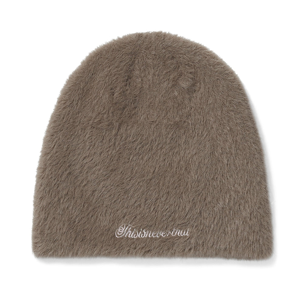 This Is Never That Shaggy No Cuff Beanie - Mud