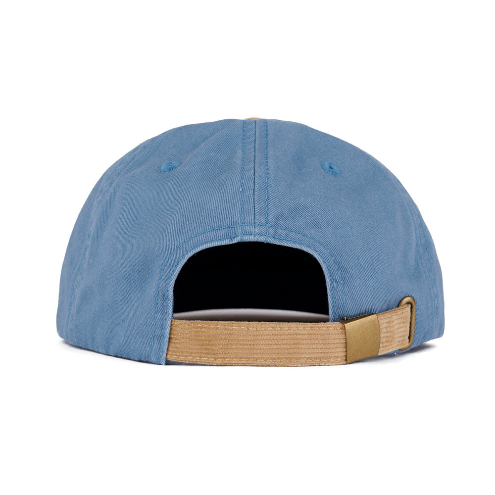Brain Dead Shark Attack 6 Panel Hat - Navy Khaki
