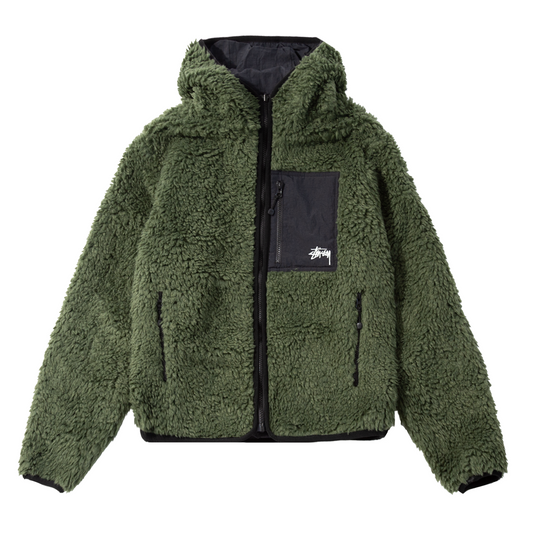Stüssy Sherpa Jacket - Olive