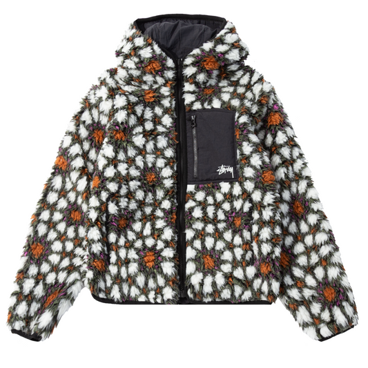 Stüssy Pattern Sherpa Jacket - Natural