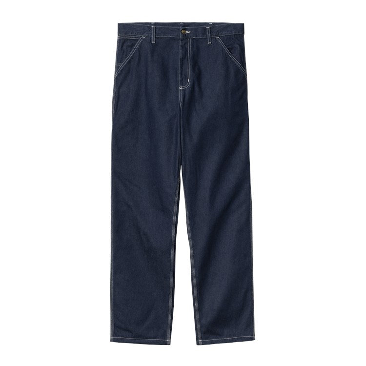 Carhartt WIP Single Knee Pant - Blue Rinsed