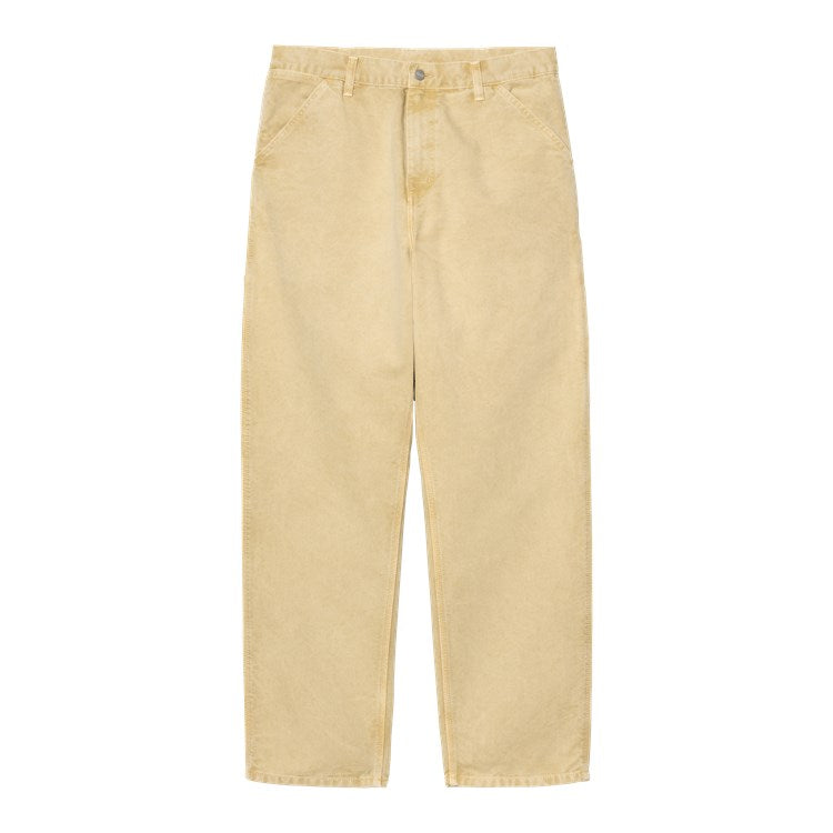 Carhartt WIP Single Knee Pant - Opuntia Chalk Wash