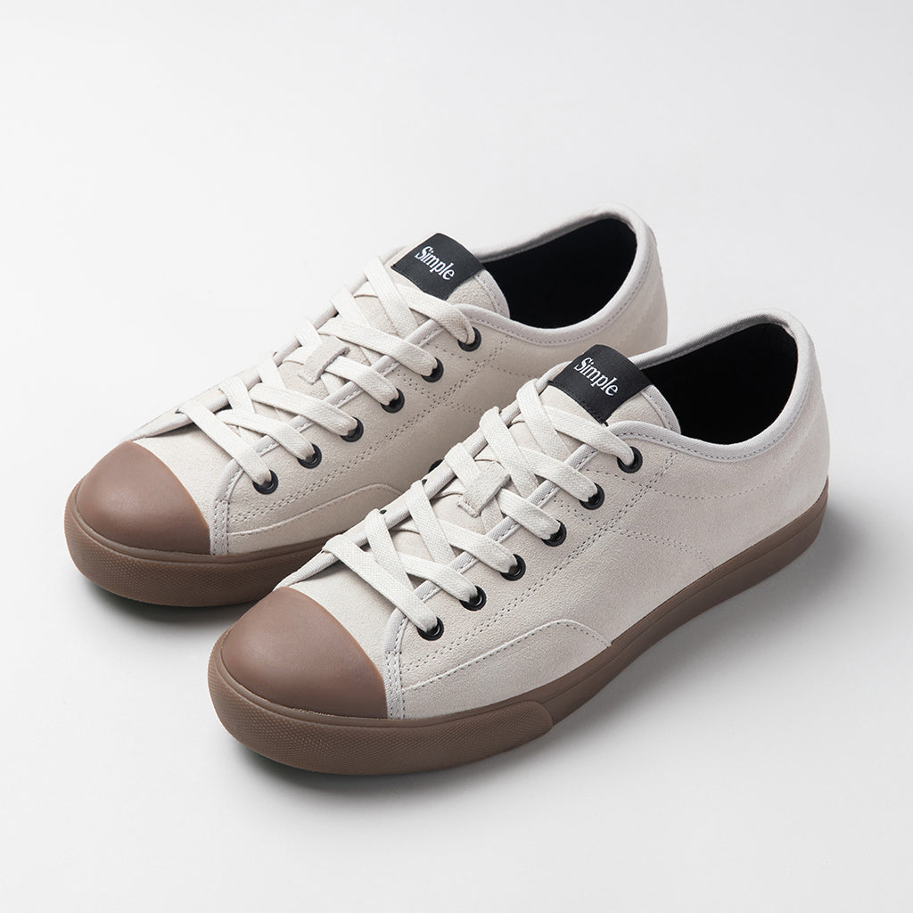 Simple S1 Suede Shoe - Bone