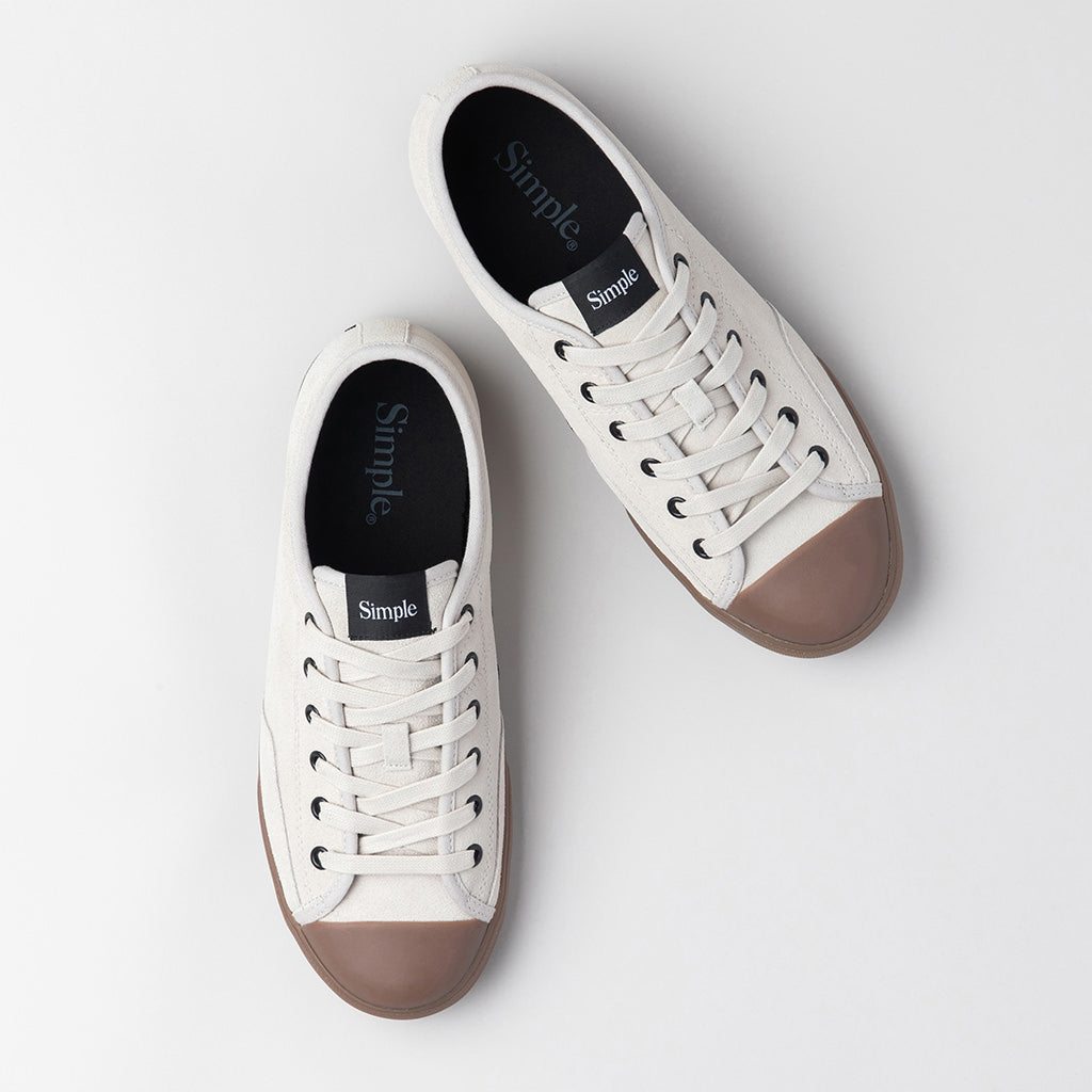 Simple S1 Suede Shoe - Bone