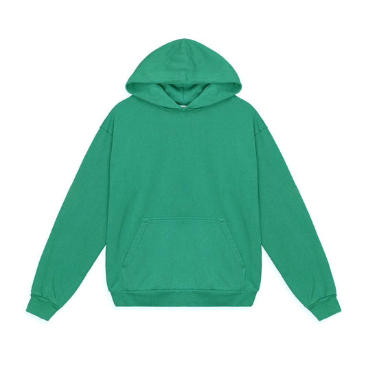 Simple Oval Midweight Hoodie - Dark Green